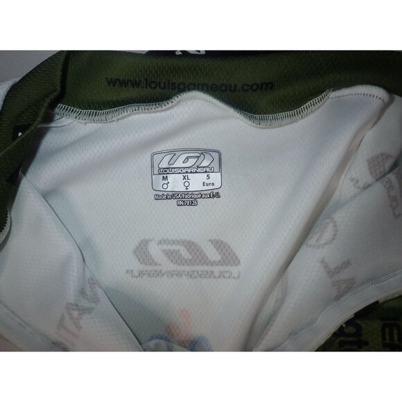 Louis Garneau International Paper Cycling Team Jersey M-L half Zip - Picture 9 of 9